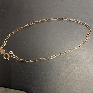 Gold link bracelet
